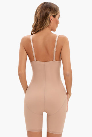 Full Body Shaper with Built-In Bra, Tummy Control & Thigh Slimmer