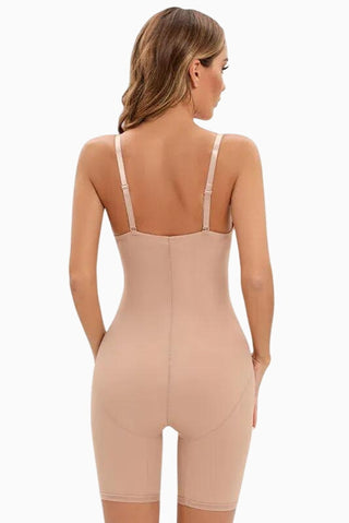 Full Body Shaper with Built-In Bra, Tummy Control & Thigh Slimmer