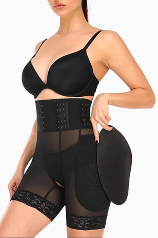 High Waist BBL Shorts, Snatched Waist Butt Lifting Shapewear