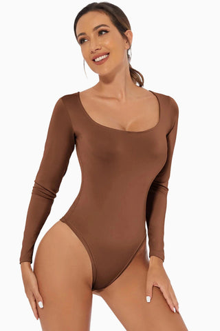 Long Sleeve Snatched Bodysuit 