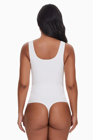 V-Neck Shapewear Bodysuit | Tummy Control Stretch Thong Bodysuit