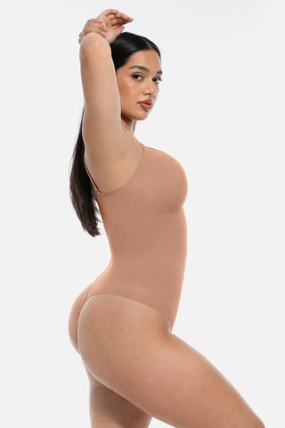 Snatched Thong Bodysuit Shapewear, Tummy Control & Bust Support