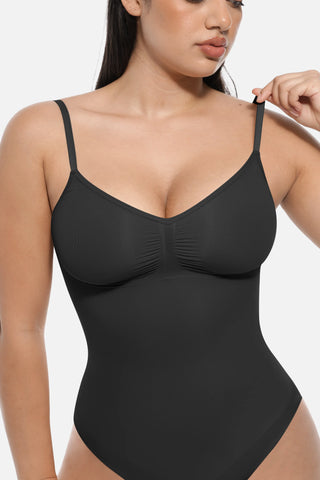 Snatched Thong Bodysuit Shapewear, Tummy Control & Bust Support