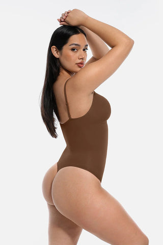 Snatched Thong Bodysuit Shapewear, Tummy Control & Bust Support