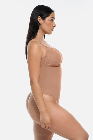 Snatched Thong Bodysuit Shapewear, Tummy Control & Bust Support