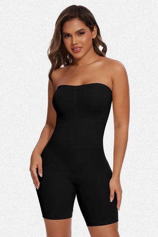 Strapless Bodysuit Shapewear, Seamless Tummy Control Full Shaper