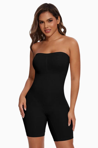 Strapless Bodysuit Shapewear, Seamless Tummy Control Full Shaper